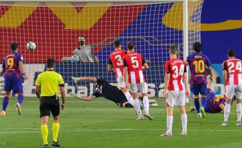 نجا فريق نادي برشلونة من فخ فريق أتلتيك بلباو، بعدما سجل لاعب الوسط الكرواتي إيفان راكيتيتش هدف فوز فريقه في وقت قاتل، حيث كانت النتيجة تشير إلى الذهاب نحو التعادل السلبي وضياع نقطتين اضافيتين، ضمن منافسات الدوري الإسباني.