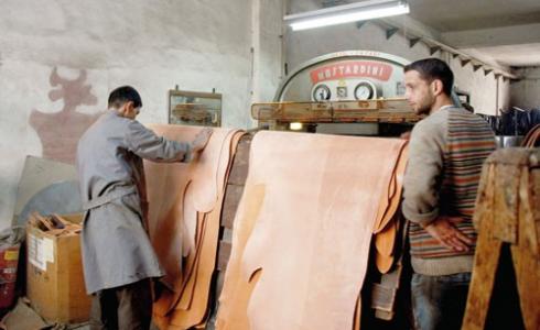 صناعة الجلود  في الخليل