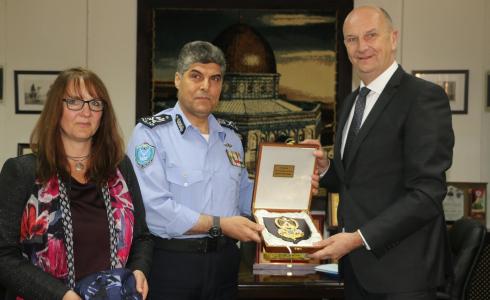 اللواء حازم عطا الله يستقبل رئيس وزراء ولاية براندنبيرغ الألمانية