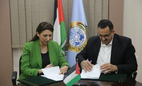 عـوض وملحم يـوقـعـان مـذكـرة تفاهـم للـتـعـاون الـمـشـتـرك بـيـن الاحصاء الفلسطيني وسلطة الطاقة والموارد الطبيعية