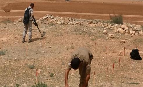 تفكيك لغم أرضي - توضيحية