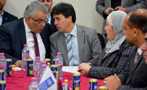 منذ شبلاق ورئيس سلطة المياه الوزير مازن غنيم