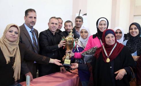 تربية الوسطى تحصد المركز الأول في بطولة تنس الطاولة المركزية