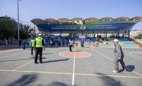 الكلية الجامعية تفتتح ملعب جديداً