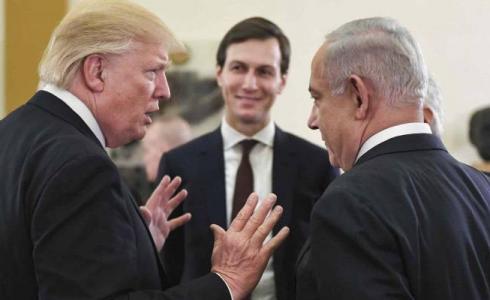 الرئيس الامريكي دونالد ترامب ومستشاره جاريد كوشنير