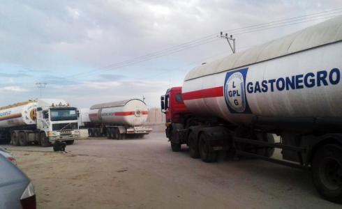 دخول شاحنات الغاز إلى غزة - أرشيفية