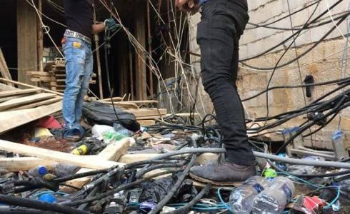 تضرر شبكات الكهرباء بسبب الامطار