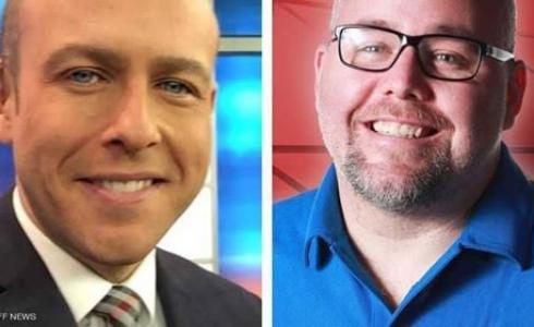  المذيع مايك مكورميك والمصور الصحفي آرون سميلتزر