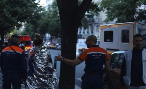 حريق في باريس