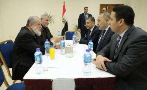 وفد الجهاد في لقاء مع المخابرات المصرية الشهر الماضي
