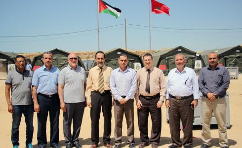 الوفاء تزور المستشفى الميداني المغربي بغزة