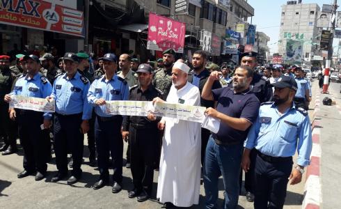 النائب الأسطل يتقدم الفعاليات الجماهيرية ضد قرار الضم