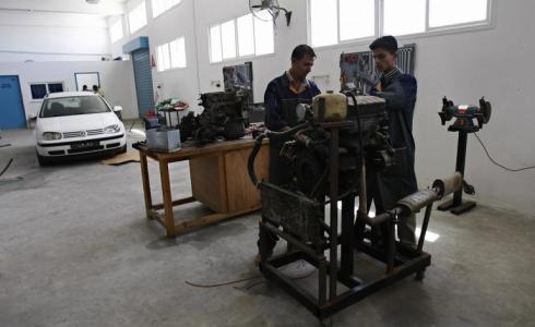 التدريب المهني في غزة - توضيحية