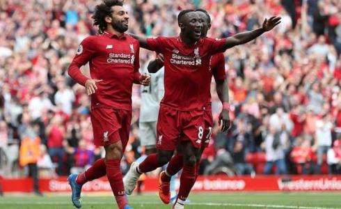 محمد صلاح سجل هدف ليفربول الاول في مبارة الفوز على ويست هام بالدوري الانجليزي