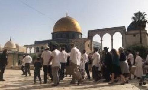 مستوطنون يقتحمون المسجد الأقصى