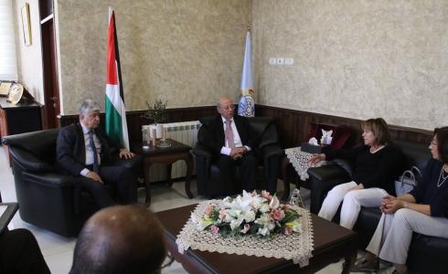 مجدلاني يناقش تطوير عمل الملجأ الخيري الأرثوذكسي بالقدس 