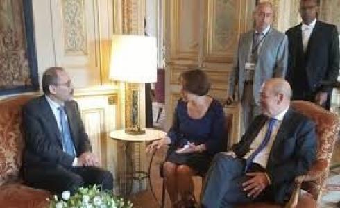 وزير الخارجية الأردني أيمن الصفدي يلتقي وزير الخارجية الفرنسي  بالأردن
