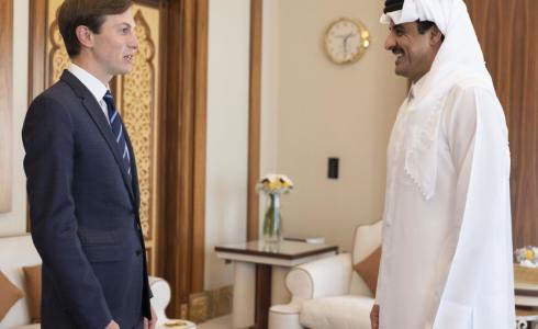 أمير قطر يستقبل كوشنر بقصر البحر 