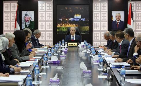 جلسة مجلس الوزراء اليوم الثلاثاء في رام الله