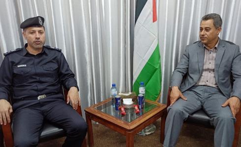 وكيل وزارة الاقتصاد بغزة يستقبل مدير عام الشرطة لبحث التعاون المشترك