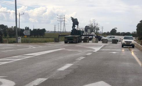 جيش الاحتلال يغلق طرق في غلاف غزة اليوم