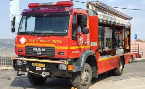 6 إصابات في حريق شقة سكنية بالناصرة