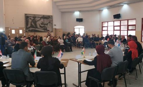 'حشد' وفريق ملهمون الشبابي يحاكون مجلس الأمن