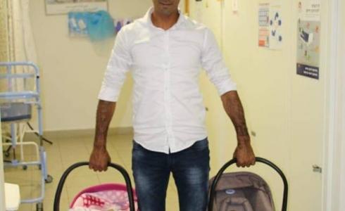 المواطن فادي عدوي  من قرية  طرعان  يرزق  بتوام  من حرمان  11عاماً من  الإنجاب