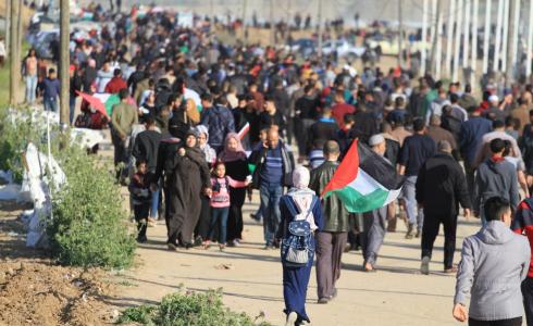مسيرات العودة شرق غزة - ارشيفية