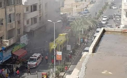 اندلاع حريق داخل مخبز جنوب مدينة غزة