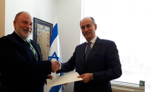 السفير الأردني لدى اسرائيل غسان المجالي 