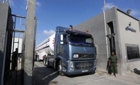 ادخال وقود إلى غزة