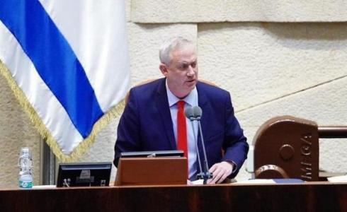 غانتس إثر انتخابه رئيسا للكنيست