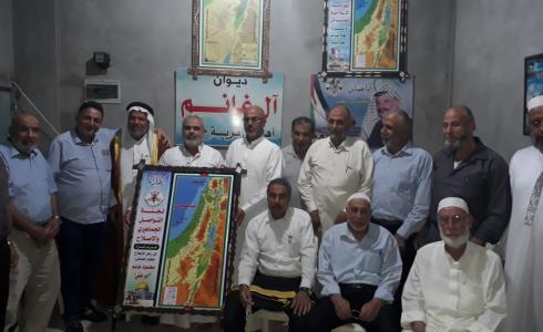 تواصل الجهاد تزور مختار عائلة غانم بغزة