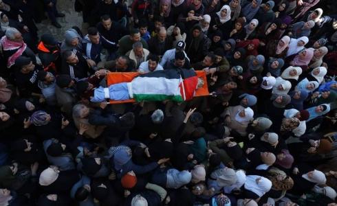 جماهير جنين تشيع جثمان الشهيد منذر أبو طبيخ