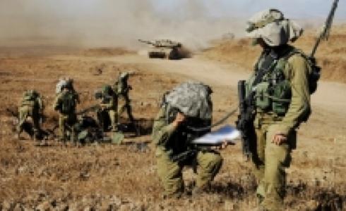  الاحتلال تجري مناورات عسكرية شرق جنين