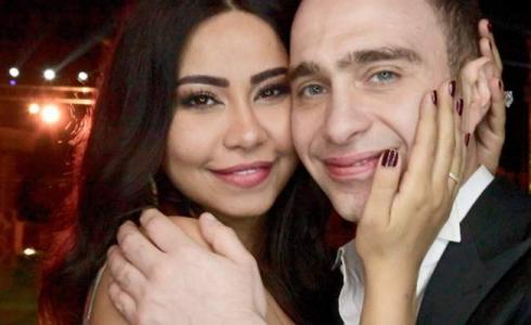 الفنانة شيرين عبد الوهاب وزوجها حسام حبيب 