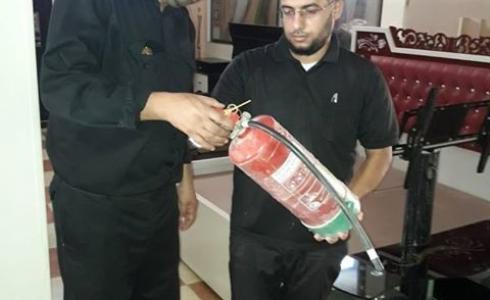 الأمن والسلامة برفح ينظم جولة تفتيش على المناجر والورش