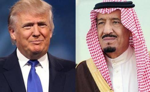 الملك سلمان والرئيس الأمريكي ترامب