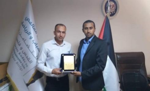 مدرسة S.D.R البحرية تلتقي رئيس التجمع الرياضي العالمي.jpg