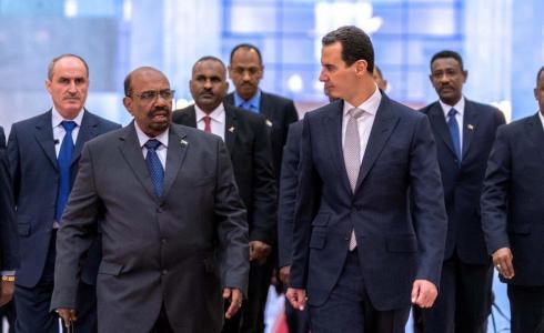 زيارة الرئيس السوداني عمر البشير للرئيس السوري بشار الأسد
