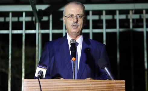 رئيس الوزراء رامي الحمد الله خلال كلمته في الإفطار الخيري لأسر وذوي الشهداء والأسرى