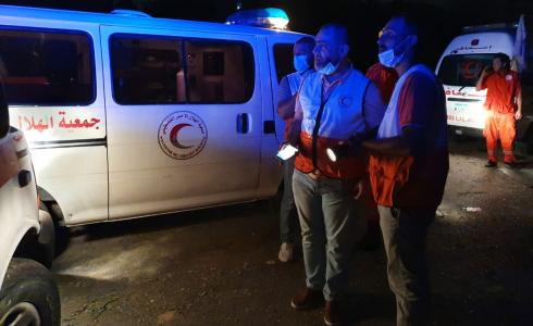 الهلال الأحمر الفلسطيني يشارك بأعمال الإغاثة ببيروت