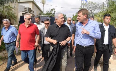 بنيامين نتنياهو في غلاف غزة