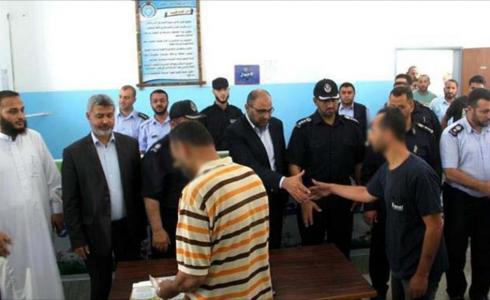 الإفراج عن عدد من النزلاء الغارمين على ذمم مالية بغزة