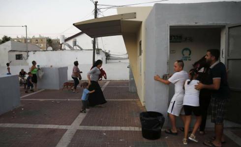 مستوطنون يهربون للملاجئ - ارشيف