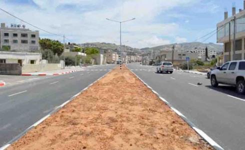 5.5 مليون دولار تكلفة تأهيل طريق في نابلس
