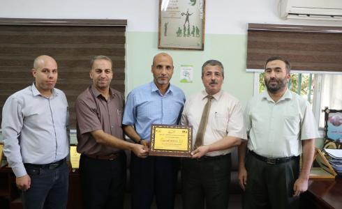 تربية الوسطى تزور بلدية وادي غزة و تهنئ رئيسها الجديد