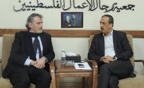 لقاء رئيس جمعية رجال الأعمال مع نائب الممثل الخاص لـ UNDP