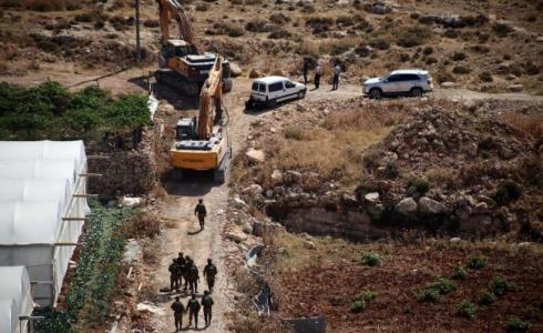 الاستيلاء على أراضي فلسطينية